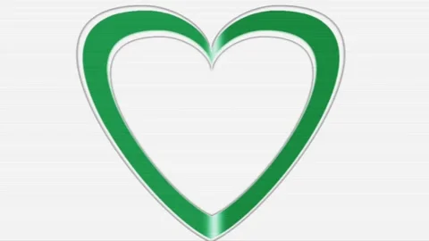 Colorful animated heart-shaped frames for greeting and photo card designs Stock Footage 134393005