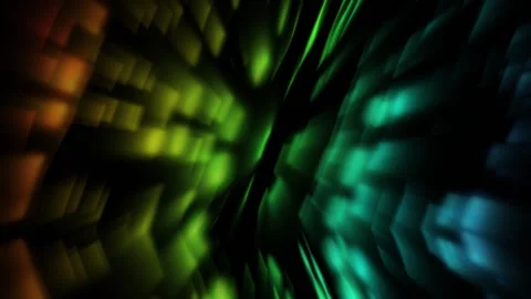 Colorful Animated Lights Motion Graphics Video Stock Footage 138521708