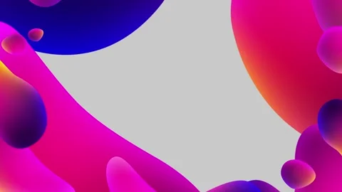 Colorful animated presentation background with dynamic fluid shapes and forms Stock Footage 282786057