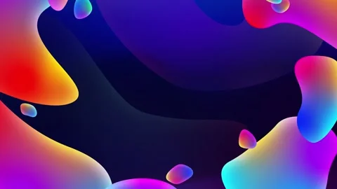 Colorful animated presentation background featuring fluid liquid shapes Stock Footage 282785215