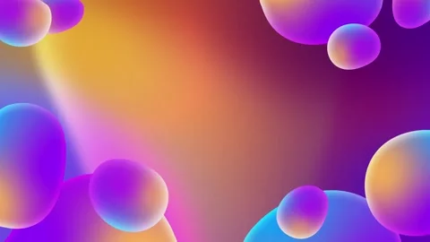 Colorful animated presentation background, fluid liquid shapes Video stock 282785177