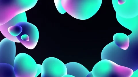Colorful animated presentation background, fluid liquid shapes moving Stock Footage 282786651