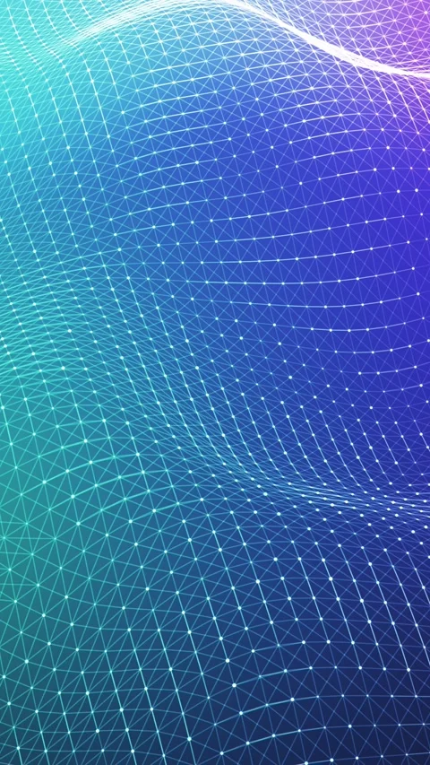Colorful animated presentation background, seamless loop of dynamic waves Stock Footage 283732622