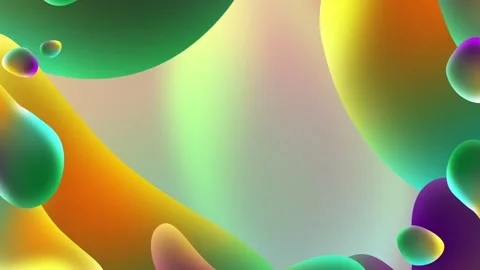 Colorful animated presentation background, smooth flowing liquid shapes Video stock 282786496