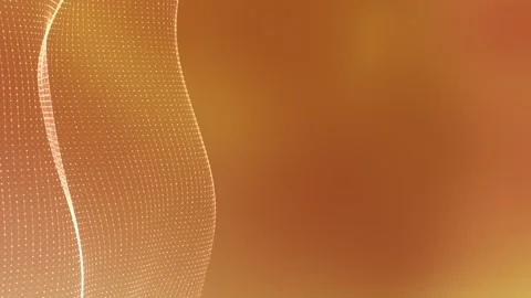 Colorful animated presentation background, soft flowing light waves in warm Stock Footage 289756455