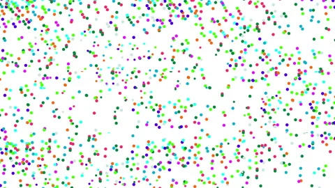 Colorful animation of confetti falling o... | Stock Video | Pond5