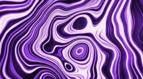 Colorful animation with motion effect of purple waves pattern. Motion. Abstract Stock Illustration