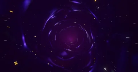 Colorful animation of movement through the space tunnel. Stock Footage 201459171