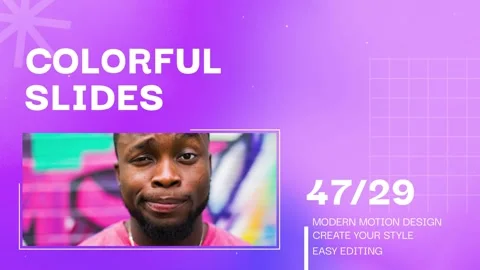 Colorful Animation Typography Stock After Effects