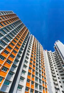 Colorful apartment Stock Photos