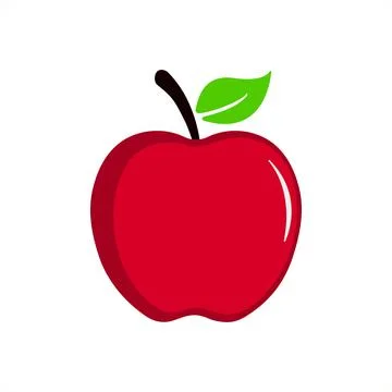 Colorful Apple Stock Illustration