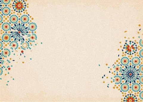 Colorful arabesque pattern Stock-Illustration