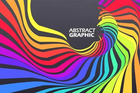 Colorful arrows that extend in a wavy shape, growth meaning. Stock Illustration