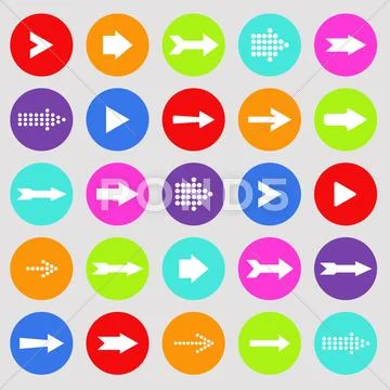 Colorful arrows illustration Stock Illustration