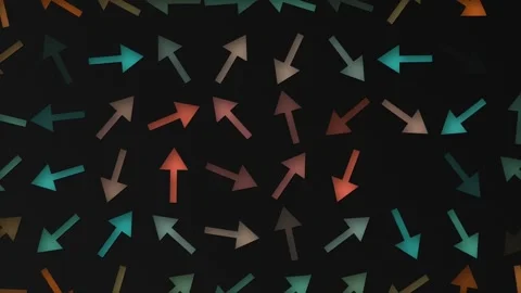 Colorful Arrows Pattern Abstract Background Stock Footage 341002389