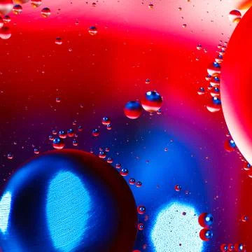 Colorful artificial background with bubbles. Stock-Illustration