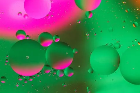 Colorful artificial background with bubbles. 스톡 사진