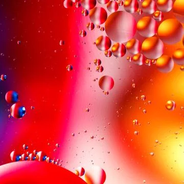 Colorful artificial background with bubbles. 스톡 사진