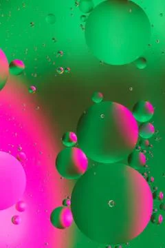 Colorful artificial background with bubbles. 스톡 사진