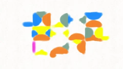 Colorful Artistic Background Animation Stock Footage 334577141
