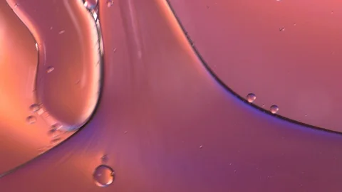 Colorful artistic of oil drop floating on the water. Stock Footage 130061453