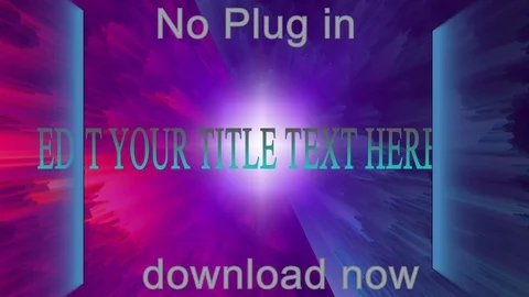 Colorful artistic Title and intro for all types of uses easily editable. Modèle After Effects