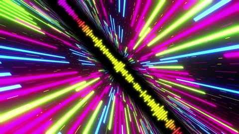 Colorful Audio Spectrum Background Stock-Footage 150511732