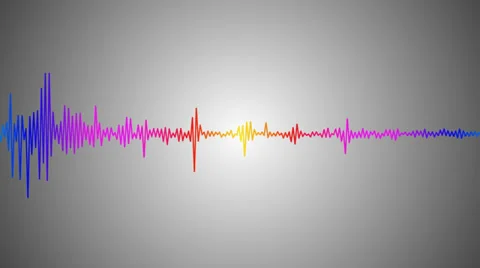 Colorful audio spectrum Stock Footage 28656515