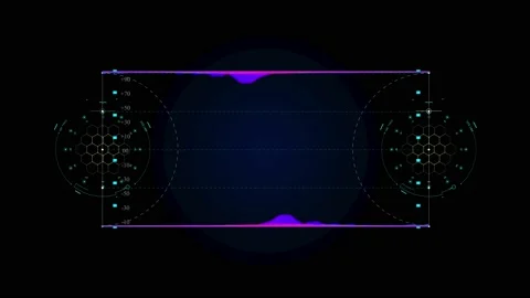 Colorful audio waveform analyzer bar Stock Footage 201580579