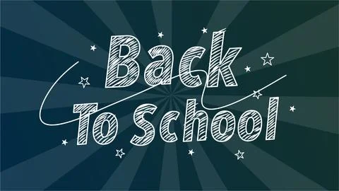 Colorful Back to School Vector Background and Banner Design 스톡 일러스트