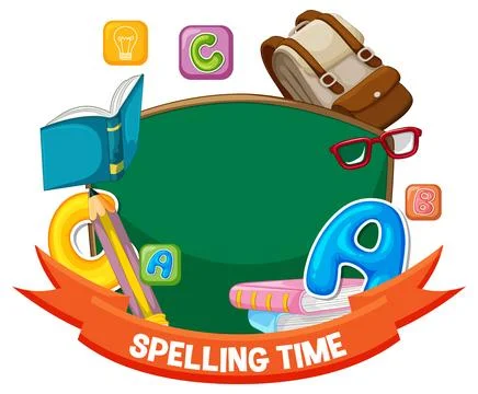 Colorful Back-to-School Vector Illustration 库存插图