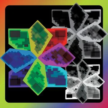 Colorful backdrop Stock Illustration