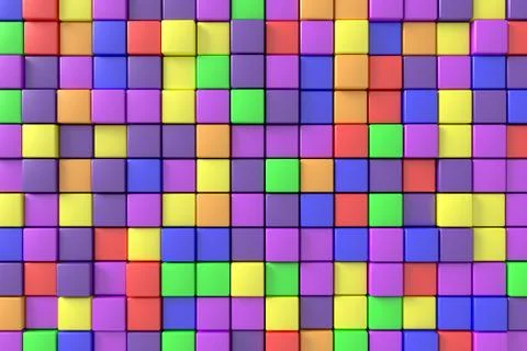 Colorful background. 3D rendering. 库存插图
