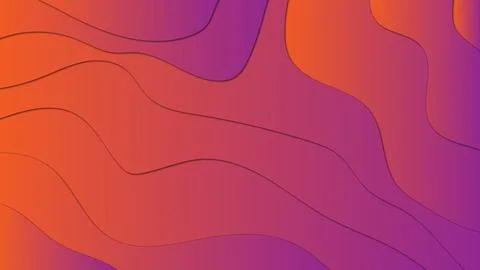 Colorful background abstract, fluid shape, 3d surface illustrator Stock Illustration