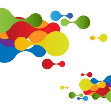 Colorful background for advertising, vector. Illustrazione stock