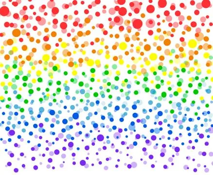 Colorful background with colorful balls of different sizes Stock Photos