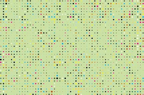 A colorful background of dots and dots, vintage grunge dots texture Stock Illustration