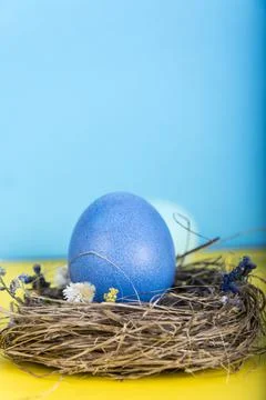 Colorful background with Easter eggs background. Happy Easter concept. Can be Stock Photos