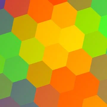 Colorful background. Hexagon texture. Template design pattern. Illustration. Stock Illustration