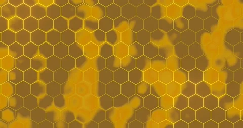 Colorful background, honeycombs, high tech, high resolution Stock Footage 217434410