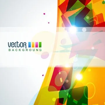 Colorful background Illustrazione stock