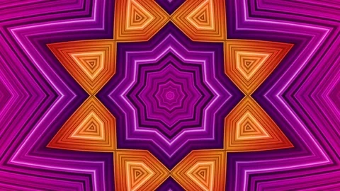 Colorful Background. Kaleidoscope Video stock 80450095