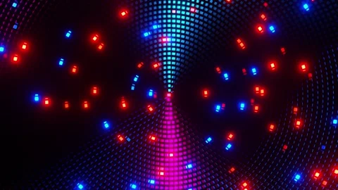 Colorful background with many lights. Infinitely looped animation Stock Footage 260403737
