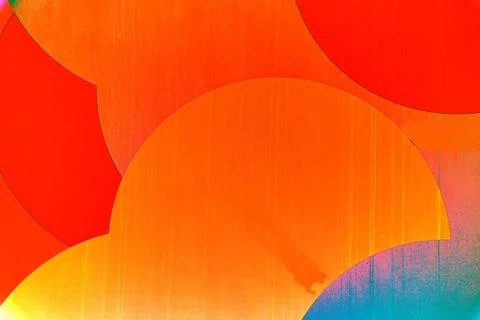 A colorful background of multi-colored intersecting circles, a variation of.. Stock Photos