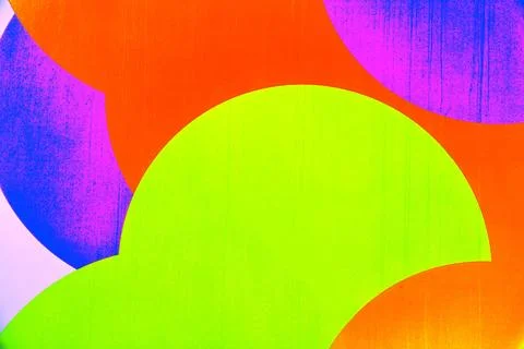 A colorful background of multi-colored intersecting circles, a variation of.. Stock Photos