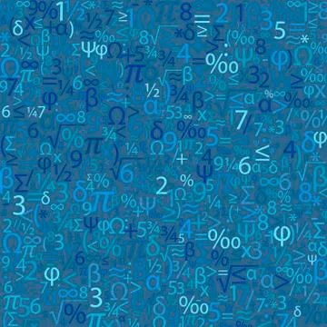 Colorful background with numbers, vector 스톡 일러스트