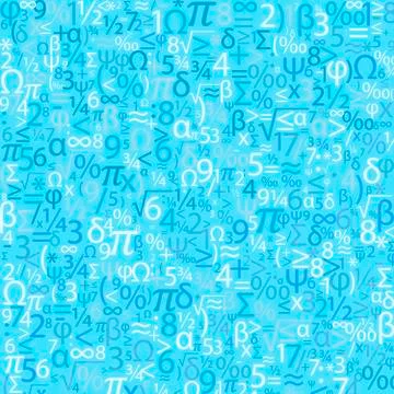 Colorful background with numbers, vector Stock Illustration