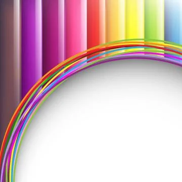 Colorful background with paper Illustrazione stock