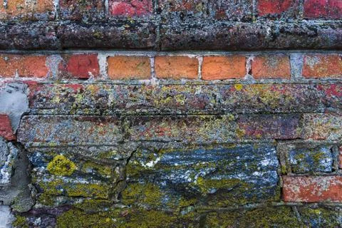 Colorful background pattern of old wall Stock Photos