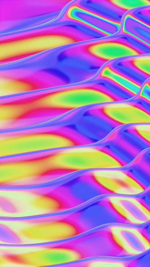 A colorful background with a pattern of wavy lines Stock Footage 309949206